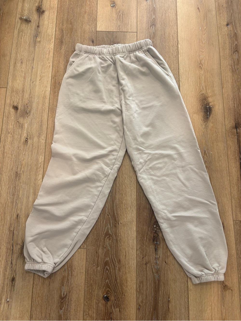 Daily drills grey/beige Elastic Waist Sweatpants